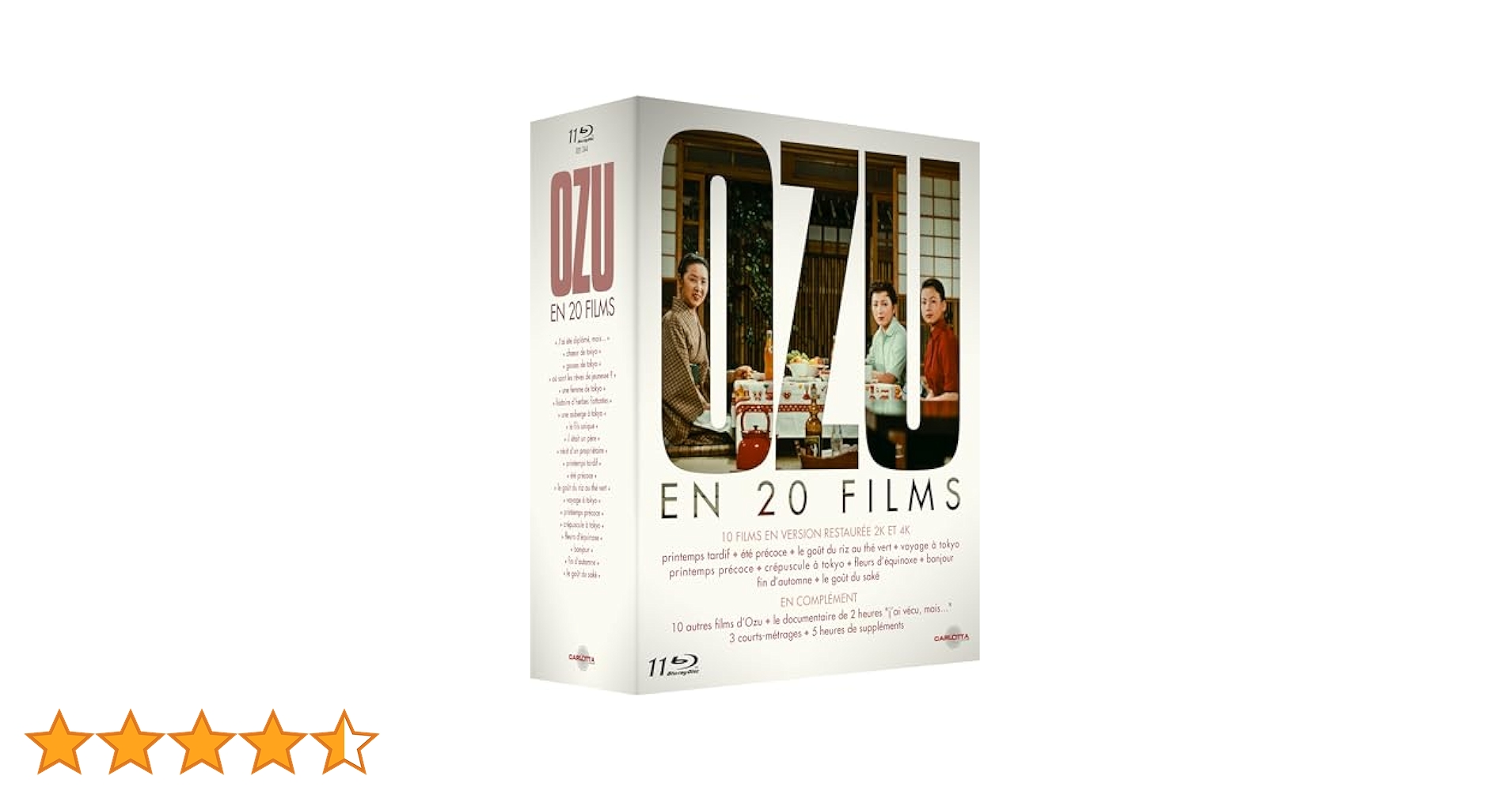 Amazon.co.jp: Coffret OZU en 20 Films - 11 Bluray [Blu-ray] : 本
